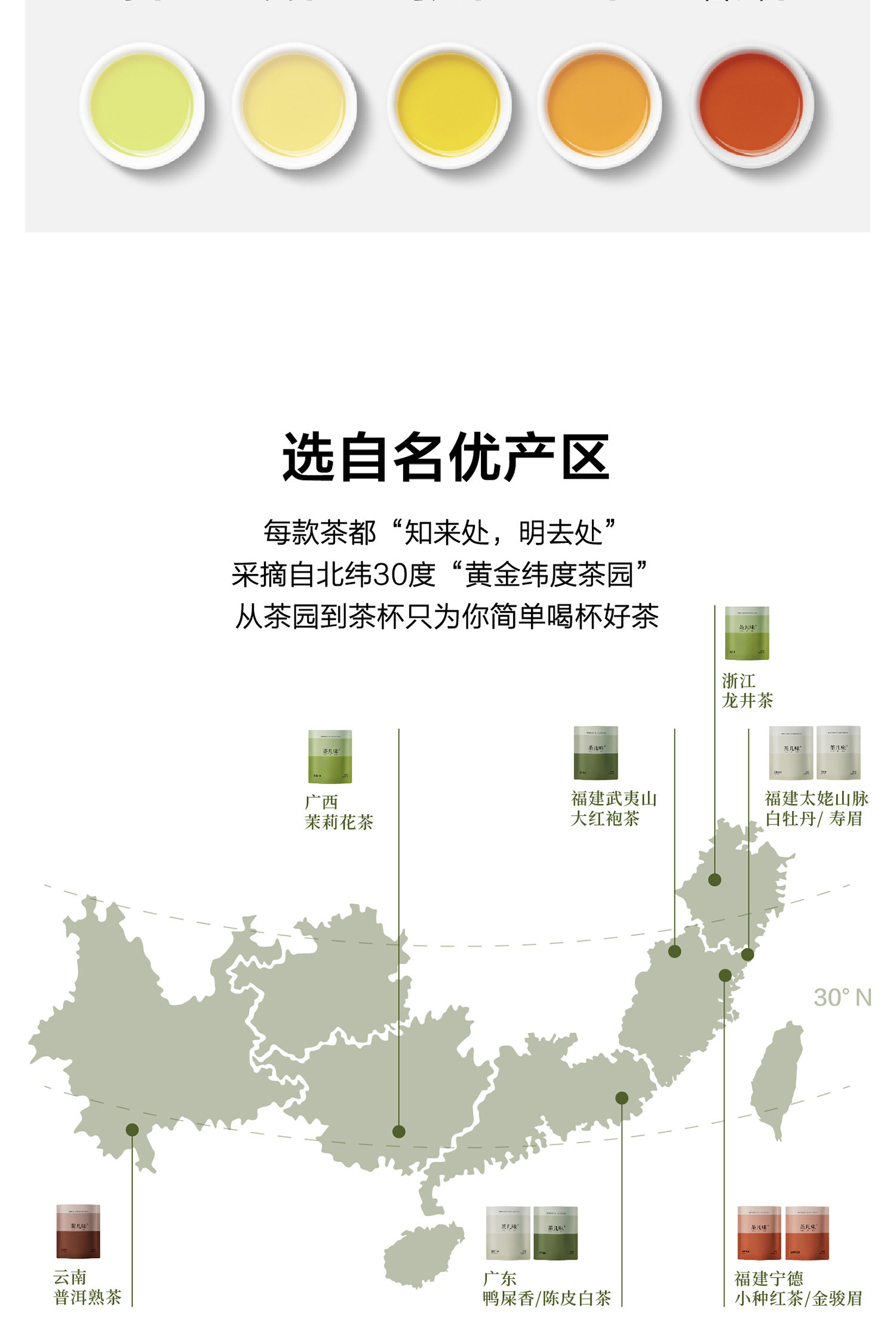 小罐茶出品 茶几味 十大茗茶茶叶尝鲜组合 10包 天猫优惠券折后￥22.9包邮（￥27.9-5）