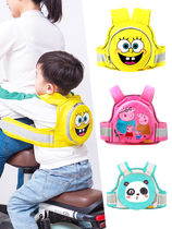 Electric Motorcycle Child Safety Carrier Battery Car Baby Anti-fall Artifact for Riding with Baby Child Seat Strap