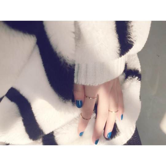 冷淡风素圈细戒指女玫瑰金食指环简约个性潮人关节尾戒钛钢in网红