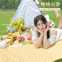 Picnic mat moisture-proof mat thickened outdoor camping portable spring outing mat beach Oxford cloth machine washable