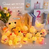 Креативный ночник, милый кролик, светильник, с медвежатами, утка