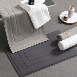 Five-Star Hotel Floor Towel Pure Cotton Bathroom Non-Slip Mat Thickened Absorbent Toilet Entrance Door Mat