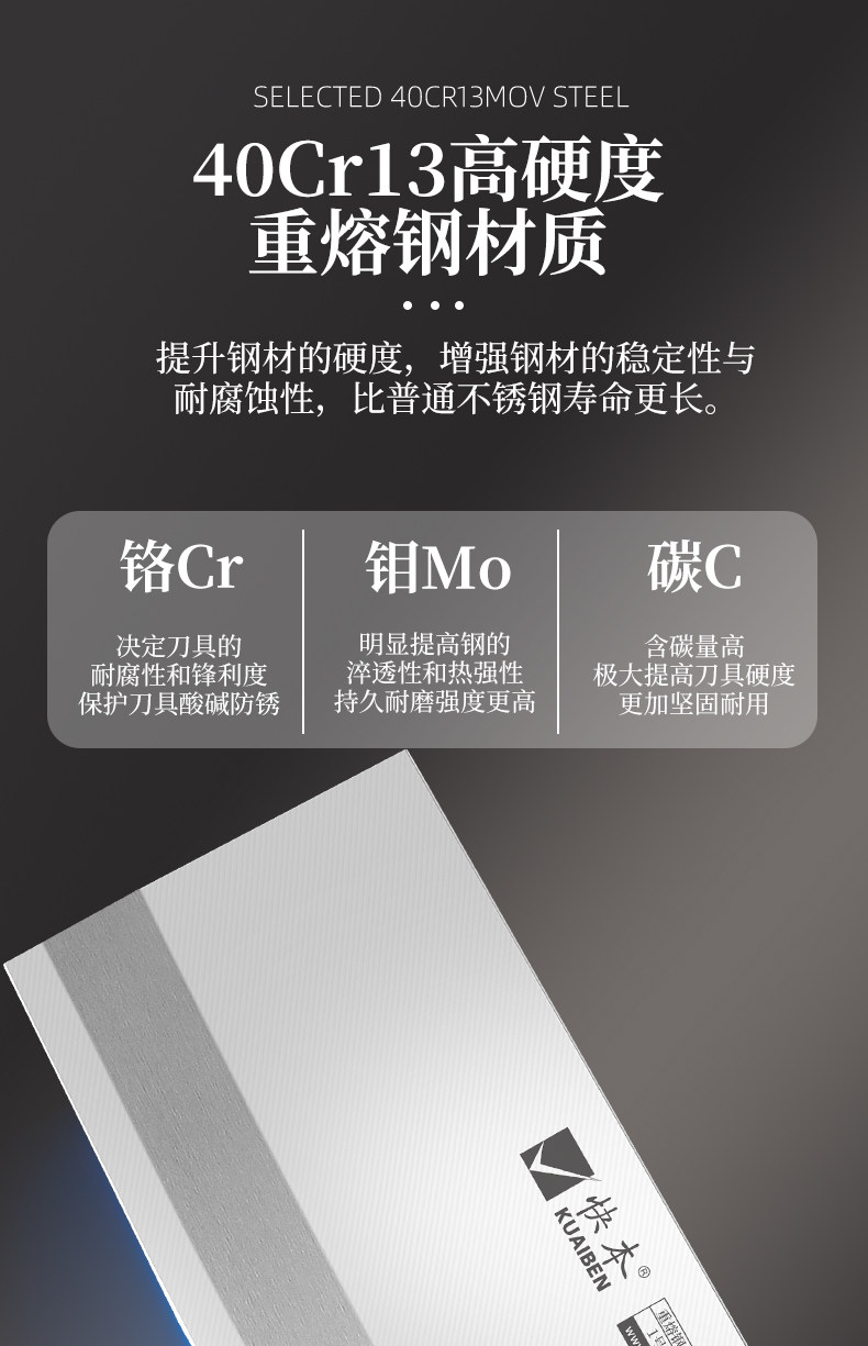 安享好物 安享B级切片刀-快本切片刀 国标 
