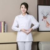 Униформа медсестры, комплект, лонгслив, пуховик, униформа врача для работы, короткий рукав