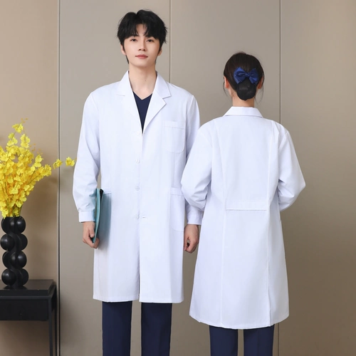 Элитный белый халат, униформа врача, униформа медсестры для школьников, короткий рукав