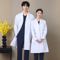 [Модель высокого класса] Белое женское пальто с длинными рукавами – против морщин и гладкой драпировки