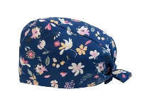 Лидер продаж из полиэстера на шнуровке с темным цветочным принтом