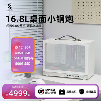 Flash scale g300 graphics card host minimatx desktop desktop small steel cannon computer complete machine
