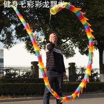 Fitness Colorful Colorful Dragon Floating Dragon Specialty Plaza Fitness Dance Dragon Swinging Dragon Straight Dragon 3 Meters 5 Meters Double Rod Swinging Dragon
