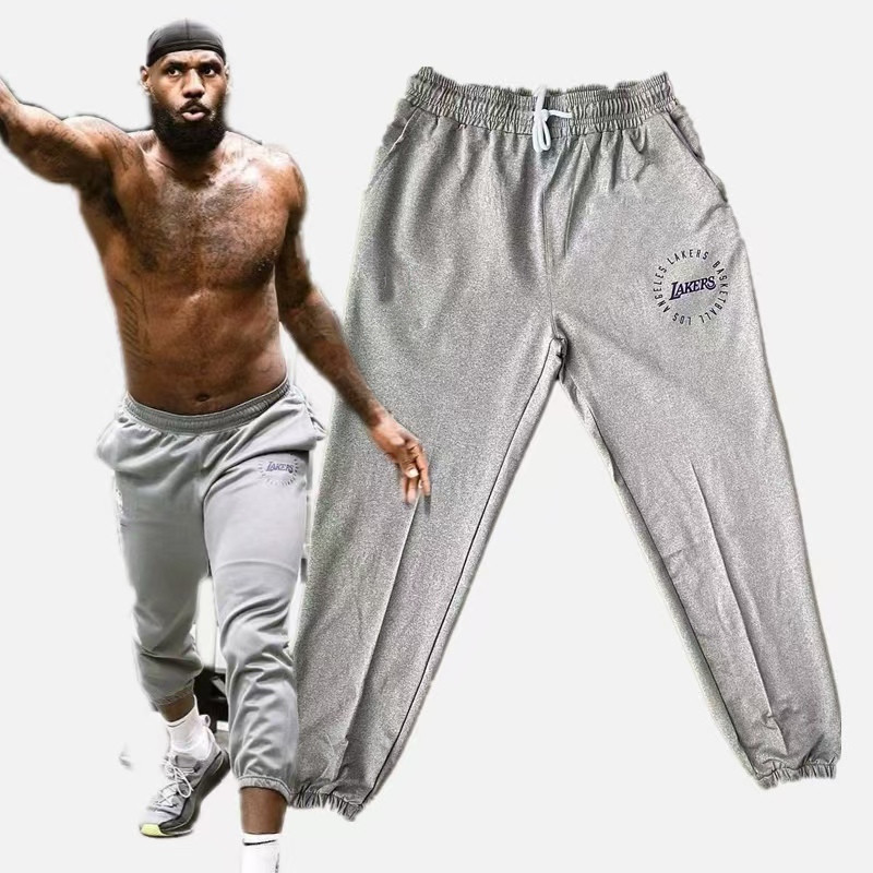 Lakers Pants 2024 New Model James Thin Basketball Training American Style Slim Fit Quick-Dry Sports Jogger Pants Lakers Pants 2024 New Model James Thin Basketball Training American Style Slim Fit Quick-Dry Sports Jogger Pants