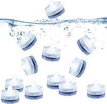 48 24 12pc Mini Submersible LED Light IP65 Waterproof Tealig