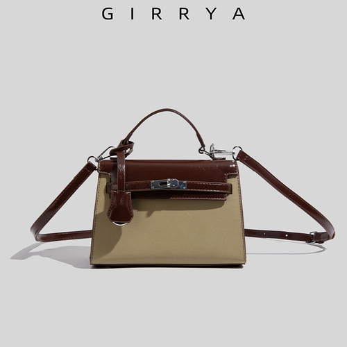 GIRRYA Демисезонная ретро изысканная небольшая дизайнерская сумка через плечо, премиум класс