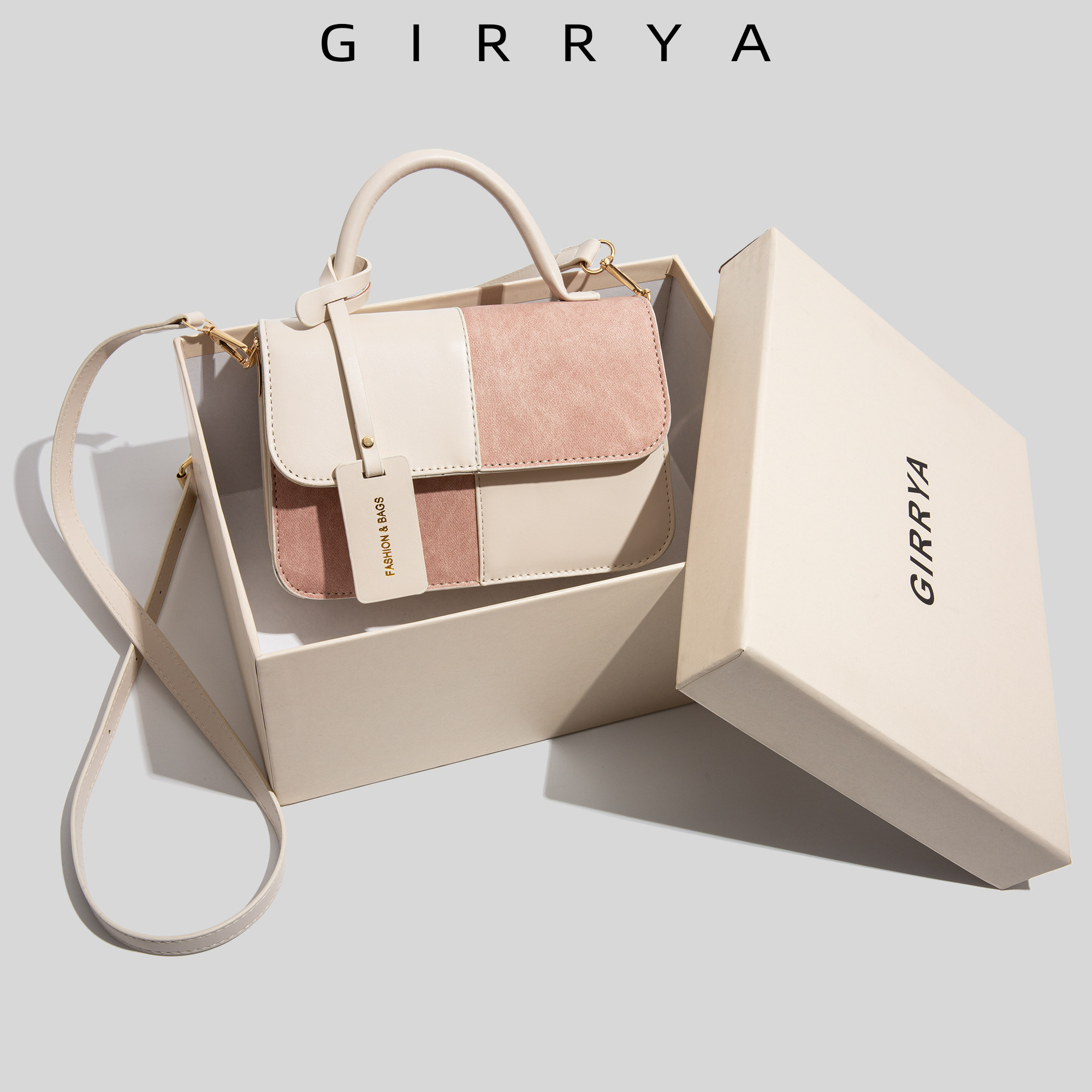 GIRRYA текстура нишевый дизайн женская сумка маленькая сумка подарок на день рождения для девочки 2024 новая высококачественная сумка-мессенджер