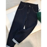 Флисовые штаны, зимние удерживающие тепло джинсы, для формы тела «груша», большой размер, по фигуре