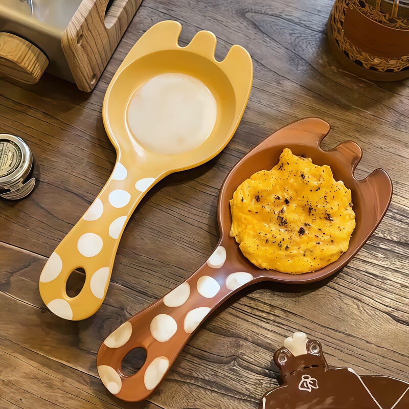 [Christmas Gift] Cute and Stylish Creative High-Temperature Ceramic Rice Bowl and Fork Set, Practical Gift