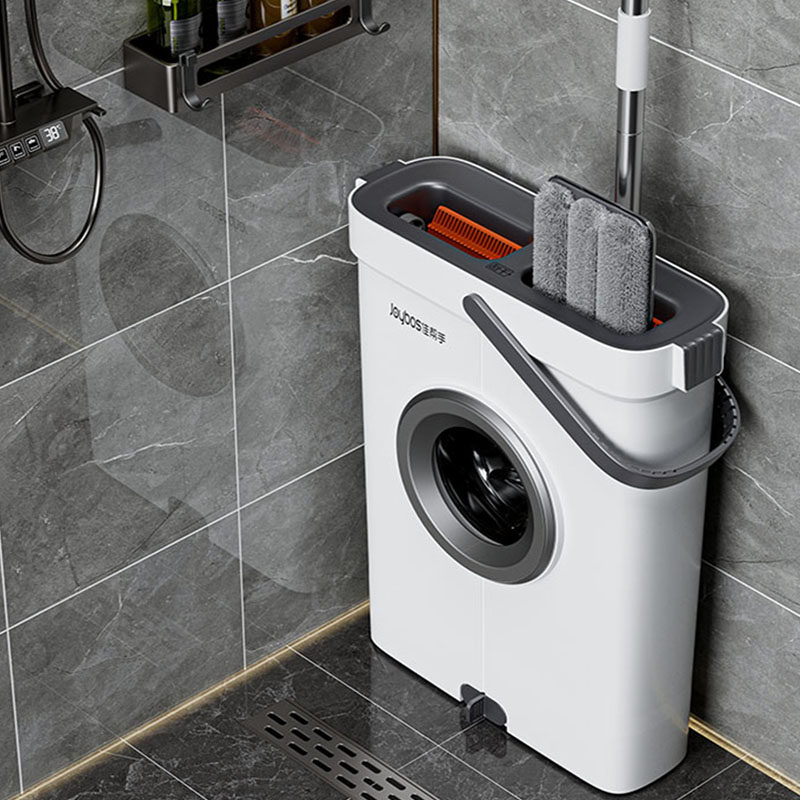 Jiabangshou 家庭用モップ 2026 新モデル クリップ式クロス付き、ワンストップクリーニングツール、ハンズフリーフラットモップ