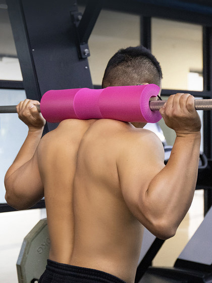 健身深蹲护颈杠铃套护肩垫脖子保护套臀桥海绵垫护具护膝垫肩垫