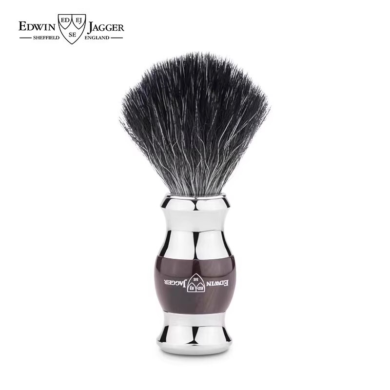 British Imported Edwin Jagger Shaving Foam Brush for Boys' Grooming Special High-End Brush for Foaming Use British Imported Edwin Jagger Shaving Foam Brush for Boys' Grooming Special High-End Brush for Foaming Use