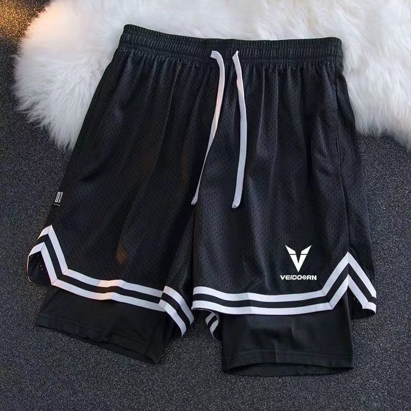 Weidong American-Style Basketball Shorts for Men, Summer Two-In-One Quick-Drying Sports Shorts, High-Elastic Training Breathable Shorts, Knee-Length or Shorter Weidong American-Style Basketball Shorts for Men, Summer Two-In-One Quick-Drying Sports Shorts, High-Elastic Training Breathable Shorts, Knee-Length or Shorter