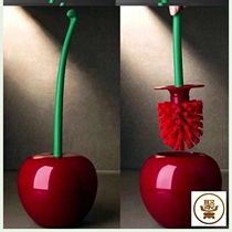 Cherry toilet brush toilet brush long handle soft hair household toilet cleaning set