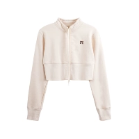 Абрикосовая толстовка с молнией