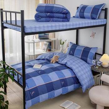 New product three-piece dormitory pure cotton sheets and quilt covers b-beds for h-grade dormitory single quilt covers bedding