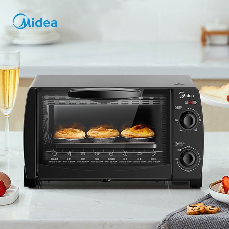 Applicable beauty electric oven PT1012 temperature-controlled baking box 10L small mechanical knobs oven baked cake-Taobao