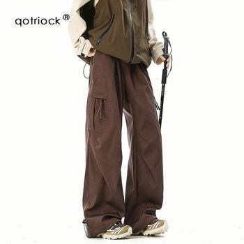 Outdoor Functional Hiking Pants for Men and Women, Autumn Thin Style, Loose Fit, Three-Proof (Waterproof, Quick-Drying, Windproof), Workwear Pants, Casual Mountaineering Trousers