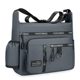 Large-capacity men's bag, shoulder crossbody bag, wear-resistant multi-pocket repair tool bag, men's business cross bag, can hold water cup