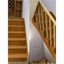 Outuouou stairs stair treads composite laminate flooring plywood step riser composite without primer