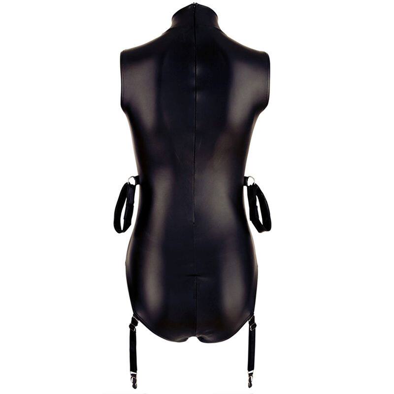 Боди/брюки sexy patent leather sleeveless jumpsuit 性感漆皮无袖连身衣女 OTHER
