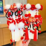 Детский аксессуар для волос, парик с косичкой для принцессы, заколка для волос, китайский стиль