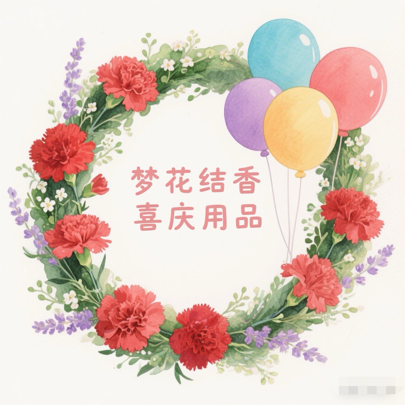 梦花结香喜庆用品