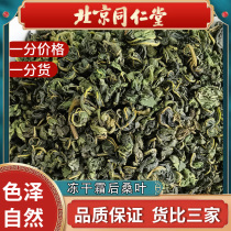 Tongrentang wild mulberry leaf tea 500g premium packaging cream mulberry leaf soaked in water three high tea mulberry leaf new medicinal materials