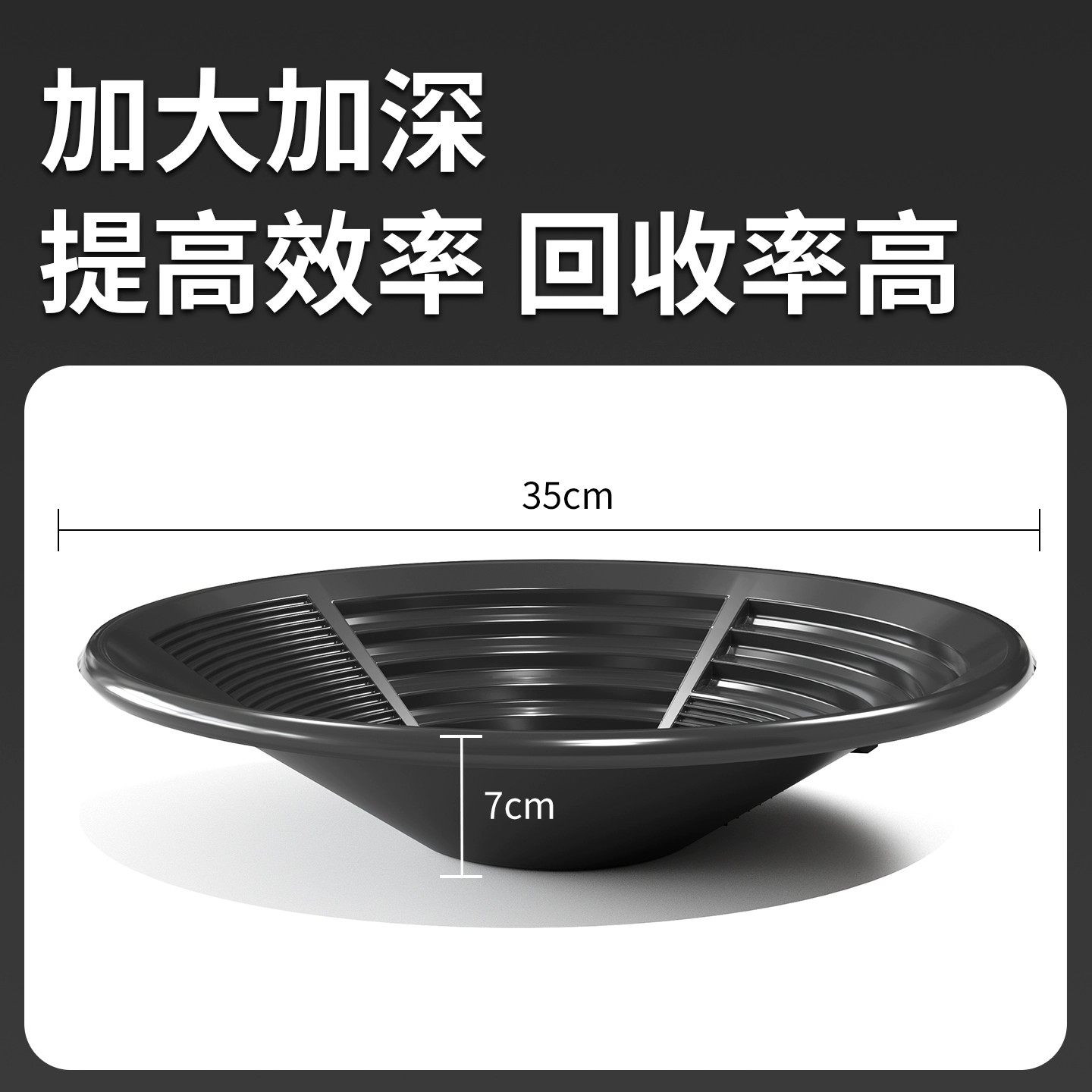 Professional Gold Panning Basin, Hand-Cranked Gold Panning Pan, Gold Washing Tool, Special Gold Washing Basin for Beginners, Large Portable Gold Panning Basin