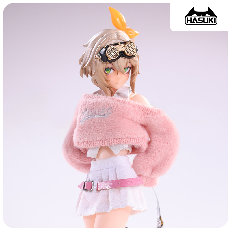 In Stock Hasuki 1/12 Cs020 Pink Hot Girl Outfit Set Clothing Bag