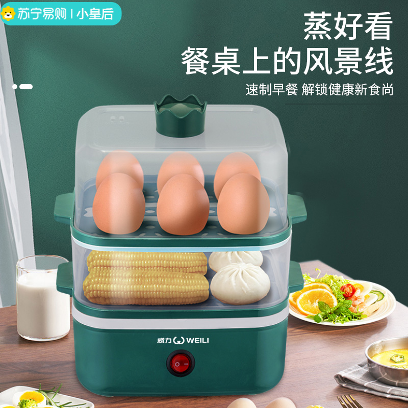 Cooking Eggware Steamed Egg automatic power off Home Small multifunction Steamed Egg Spoon Boiled Egg Machine Breakfast God 2379-Taobao