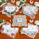 Top Lace Satin Plum Bossom Rose Bouurwerk Cup Cup Coa