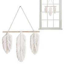 Boho Macrame Tapestry Macrame Wall Hanging Braided Leaves