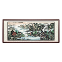 Genbaozhai hand-painted Chinese painting cornucopia landscape painting living room hanging painting new Chinese style decorative painting office atmospheric calligraphy and painting