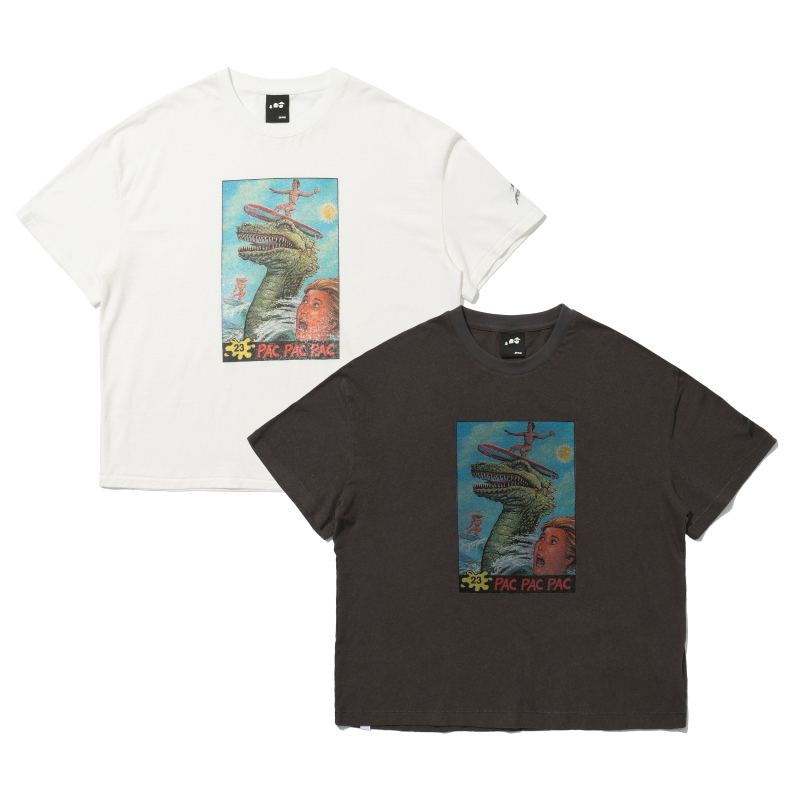 【Pacshop】.Pac Surfer Cotton Linen Short Sleeve Tsurfer Tshirt 【Pacshop】.Pac Surfer Cotton Linen Short Sleeve Tsurfer Tshirt