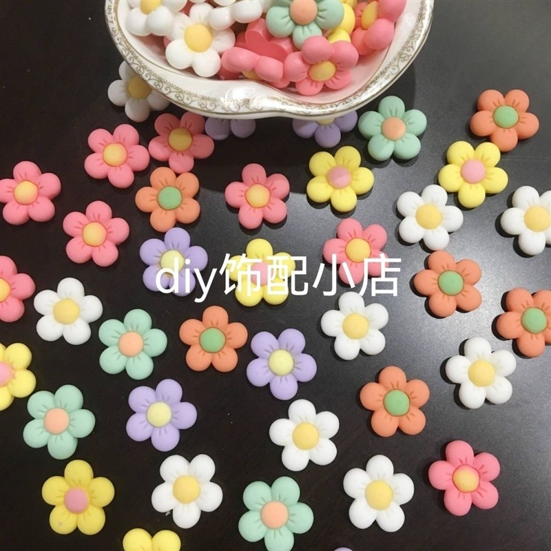 Имитация подсолнуха с пятью лепестками diy аксессуары чехол для мобильного телефона патч крем клей материал упаковки аксессуары из смолы аксессуары для волос