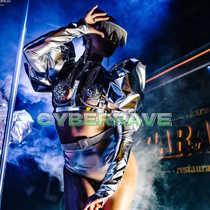 European and American personalized cyber fashion gogo laser customized nightclub performance clothing