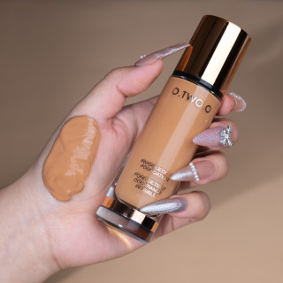 Yellow-Black Skin Liquid Foundation for Combination Skin, Lightweight Concealer, Oil Control, Moisturizing, Tanning, Wheat Tone Blending Liquid Foundation