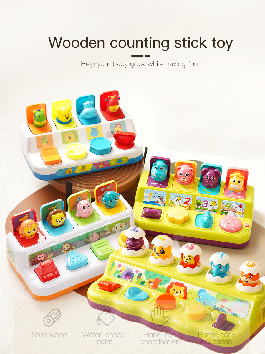 Hiding cat pop - out toy box keybox treasure box treasure box box of baby intelligence push 1 - 3 year old toy