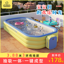 Inflatable swimming pool baby baby swimming pool family foldable swimming bucket home pool bathing pool childrens pool