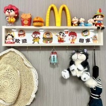 Welcome home entrance key storage McDonalds Crayon Shin-chan cartoon home decoration hook high appearance