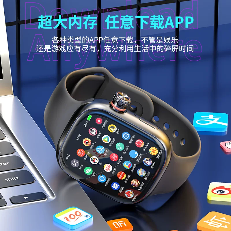 Умные часы Huaqiangbei с вставной картой s11, сенсорные часы, s10ultra, дети и студенты, верх с сотовой версией s9