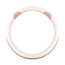 Euler Good Cat Steering Wheel Cover Womens Black Cat White Cat IQR1 Handlebar Cover Universal for All Seasons Full Leather High-Level Decoration