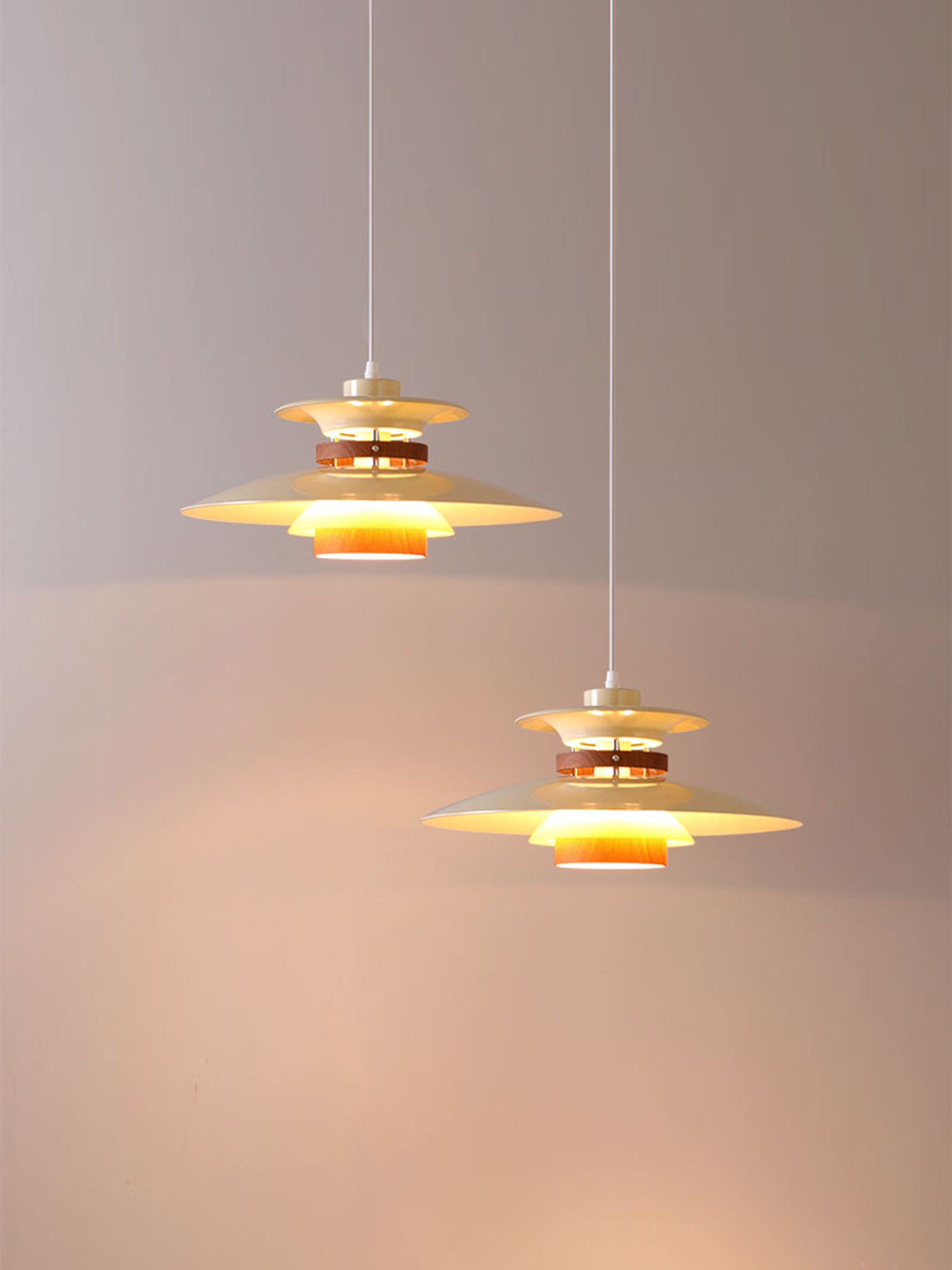 Jiandun Ph5 Restaurant Ufo Pendant Light Danish Minimalist Mid-Century Style Bedroom Bedside Wabi-Sabi Style Song-Style Aesthetic Lighting Fixtures